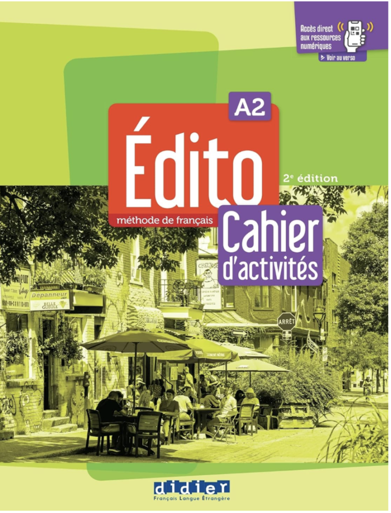 Edito A2 workbook (cahier)